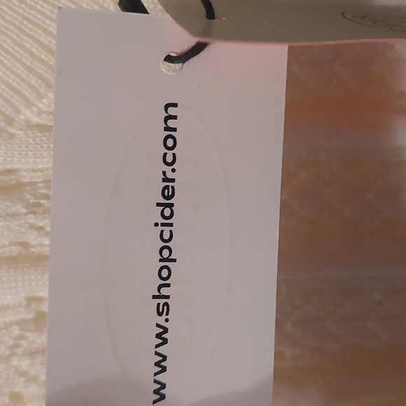 Cider women's bow tie front black ribbon cream short sleeved, crop cardi… - Picture 5 of 6